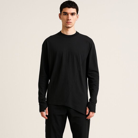 Post Archive Faction (PAF) 5.0+ Long Sleeve Shirt Men’s Size XL Black Streetwear - Picture 1 of 10